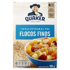 AVEIA QUAKER FLOCOS FINOS 165GR