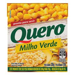 MILHO VERDE QUERO CAIXA 170GR