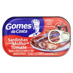SARDINHAS COM MOLHO DE TOMATE 125GR