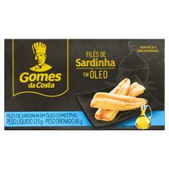 FILES DE SARDINHA EM OLEO 125GR