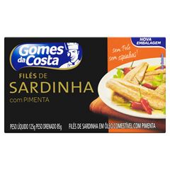 FILES DE SARDINHA EM OLEO COM PIM 125GR 