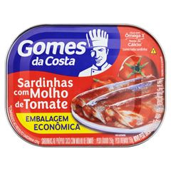 SARDINHAS COM MOLHO DE TOMATE 250GR