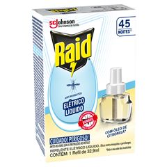 RAID ELET LIQ CITRONELA 45 NOITES(REFIL)