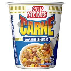CUP NOODLES SABOR CARNE DEFUMADA 69GR