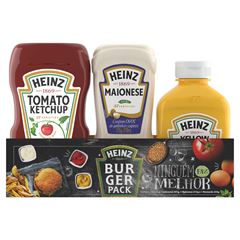 HEINZ BURGUER PACK 3 ITENS