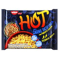 NISSIN LAMEN HOT CARNE DESFIADA 85GR