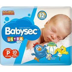 FRALDA BABYSEC ULTRA JUMBINHO P 20UN