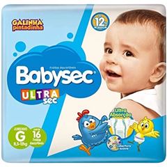 FRALDA BABYSEC ULTRA JUMBINHO G 16UN