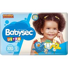 FRALDA BABYSEC ULTRA IMP JUMBIN XXG 12UN