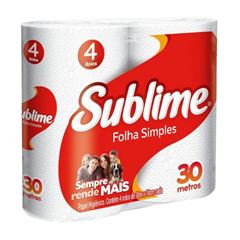 PAPEL HIG SUBLIME FS 30M  04 UN