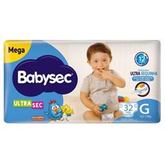 FRALDA BABYSEC ULTRA MEGA G 32UN