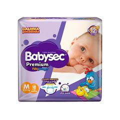 FRALDA BABYSEC PREMIUM JUMBINHO M 18UN
