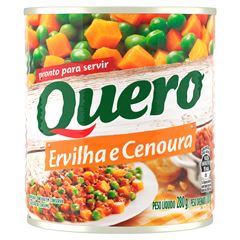 ERVILHA E CENOURA QUERO LATA 170GR