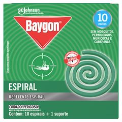BAYGON ESPIRAL METAL 60X10UN