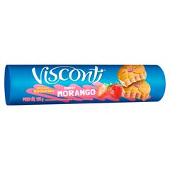 BISCOITO RECH.MORANGO  VISC.125GR