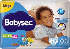 FRALDA BABYSEC ULTRA IMP MEGA XXG 28UN