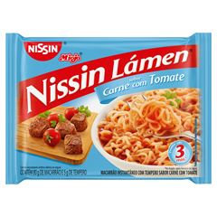 NISSIN LAMEN SABOR CARNE C/TOMATE 85GR