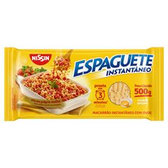 NISSIN ESPAGUETE 500 GR - AMARELO