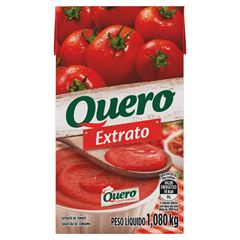 EXTRATO DE TOMATE QUERO CAIXA 1,080KG