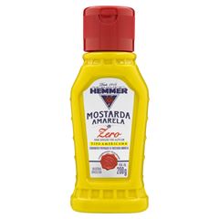 MOSTARDA AMARELA ZERO HEMMER FRASCO 200G