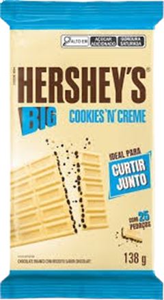 BARRA CHOC COOKIES N CR HERSHEYS 138GR