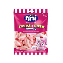 FINI MARSH RECHEADO ROSA/BRANCO 80GR