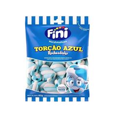 FINI MARSH RECHEADO AZUL/BRANCO 80GR