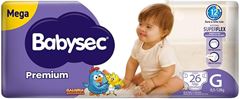 FRALDA BABYSEC PREMIUM MEGA G 26UN