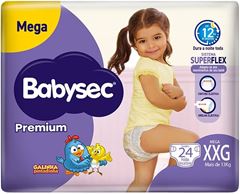 FRALDA BABYSEC PREMIUM MEGA XXG 24UN