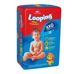 FRALDA LOOPING LT JUMBINHO 12UN XXG