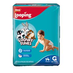 FRALDA LOOPING LT JUMBINHO 14UN G
