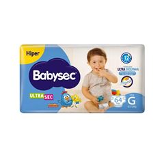 FRALDA BABYSEC ULTRA HIPER G 60UN