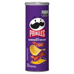 PRINGLES CHEDDAR E BACON 105GR