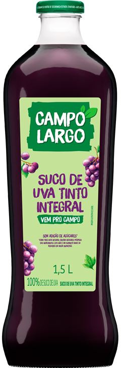 SUCO INTEGRAL UVA CAMPO LARGO 1500ML VD