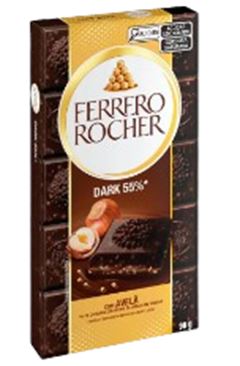 FERRERO ROCHER TABLETE DARK 90GR