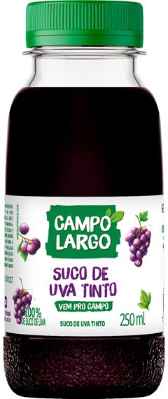 SUCO INTEGRAL UVA CAMPO LARGO 250ML