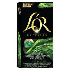 CAPSULAS LOR BRAZIL ESPRESSO CX 10X52GR