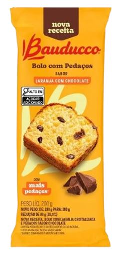 BOLO BAUDUCCO LARANJA 200 GR