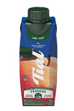 SUCO TIAL PESSEGO 100% 250ML