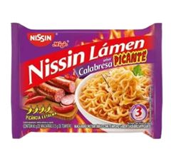 NISSIN LAMEN SABOR CALABRESA PICANTE 85G