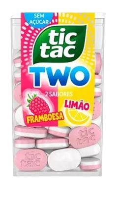 TIC TAC TWO FRAMBOESA E LIMAO 39GR