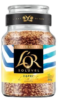 CAFE LOR SOLUVEL CAPRI VIDRO 84GR