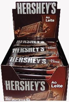 BARRA CHOCOLATE HERSHEYS AO LEITE 20GR