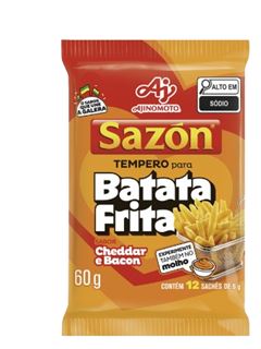SAZON BAT FRIT FLOPPY 60GR(CHEDAR12X5GR)