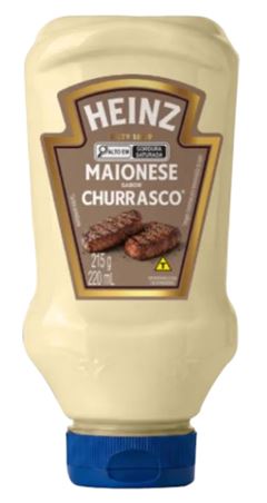 MAIONESE HEINZ FRASCO CHURRASCO 215GR