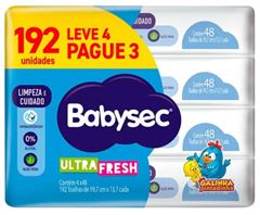 TOALHA UMED BABYSEC ULTRA LEVE4 PG3 PACK